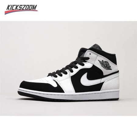 Air Jordan 1 Mid White Black 36-46