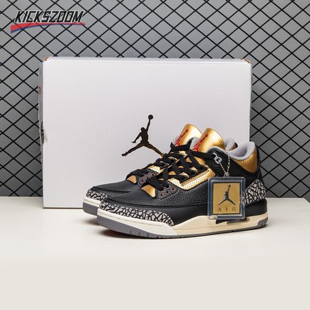 Air Jordan 3 Black Gold Size 40.5-46