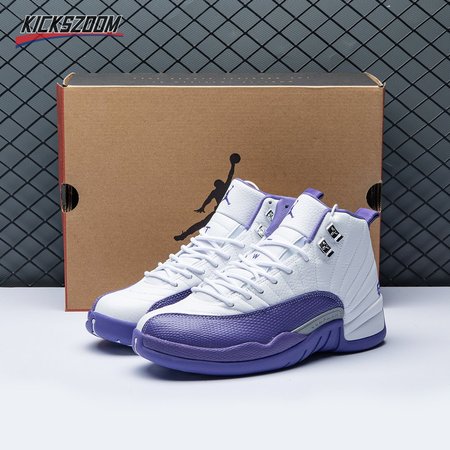 Air Jordan 12 White Purple Size 40-47.5