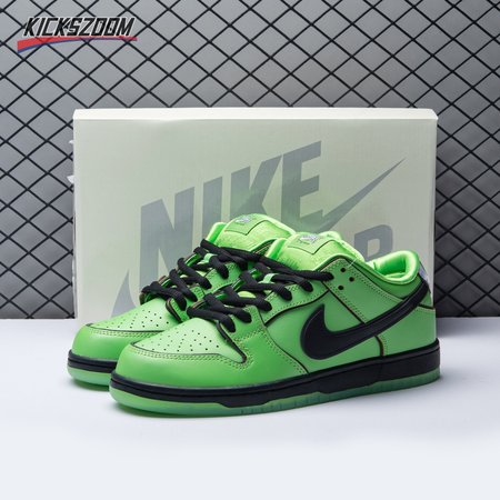 The Powerpuff Girls x Nike SB Dunk Low Buttercup FZ8319-300 Size 36-47.5