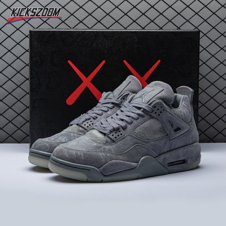 KAWS x Air Jordan 4 Retro 'Cool Grey' Size 40-47.5