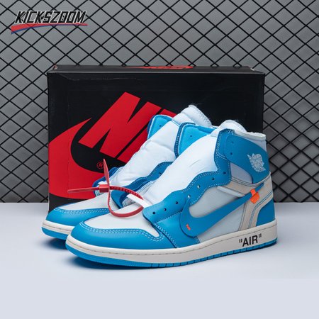 Off-White x Air Jordan 1 Retro High OG 'UNC' Size 36-47.5