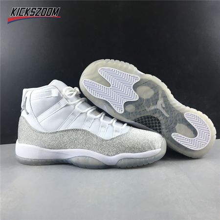 Jordan 11 Retro White Metallic Silver (Women's) AR0715-100 Size 36-44.5