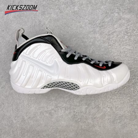 Nike Air Foamposite Pro White Black University Red 624041-103 Size 38.5-46