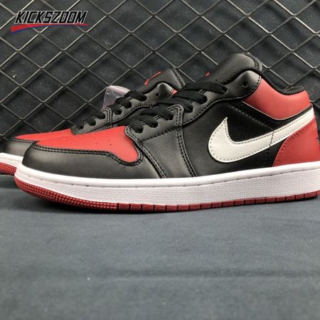 Jordan 1 Low Alternate Bred Toe 553558-066 Size 36-47.5