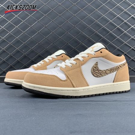 Jordan 1 Low SE Brown Elephant DZ4130-201 Size 36-47.5