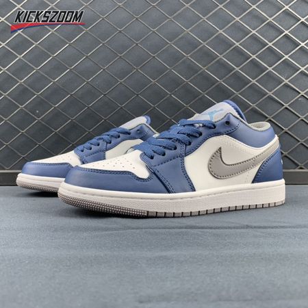 Jordan 1 Low True Blue 553558-412 Size 36-47.5