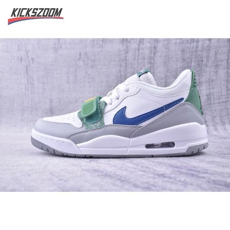 Jordan Legacy 312 Low White Pine Industrial Blue CD9054-140 Unisex Size